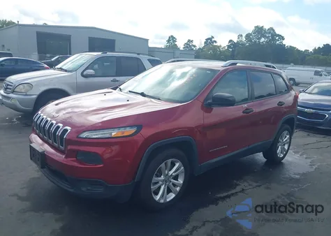 2015 Jeep Cherokee Sport z USA, uszkodzony, nr VIN 1C4PJLAB1FW658087